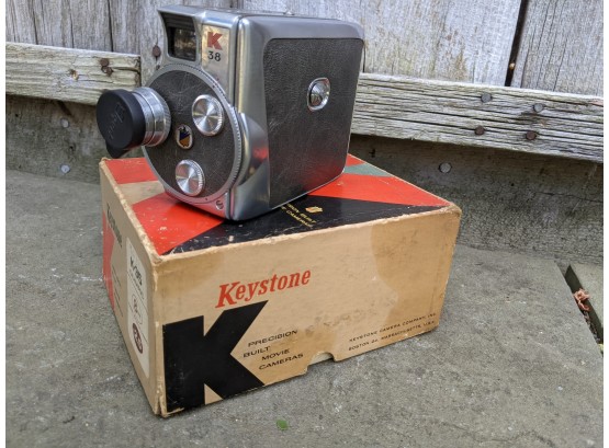 Vintage Keystone K-35 Olympic 8mm Movie Camera