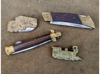 Grouping Of 4 Vintage Pocket Knives