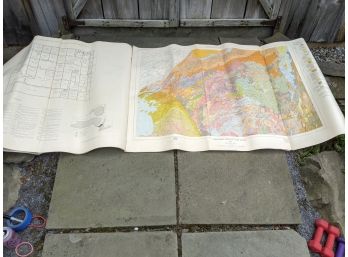Very Large Geologic Book Of Maps, New York From 1961