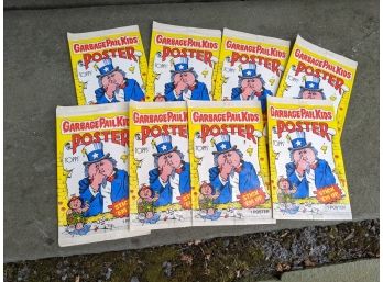 Collection Of 8 Topps Garbage Pail Kids Posters From 1986