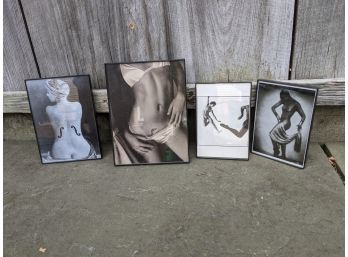 Collection Of 4 Framed Figural Prints