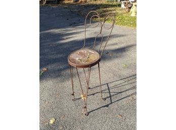 Twisted Wire Victorian Pool Hall Stool