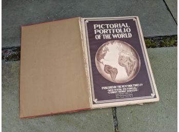 Large Book Picture Portfolio Of The World From 1922