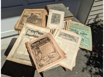 Collection Of Very Old Paper Farm Magazines From The Early Part Of The 20th Century