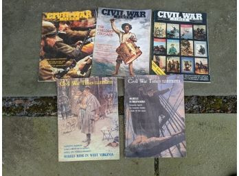 Collection Of 5 Civil War Times Magazines
