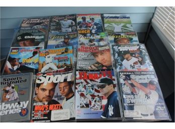 16 Great Yankees Magazines 1989-1995, 1999, 2001