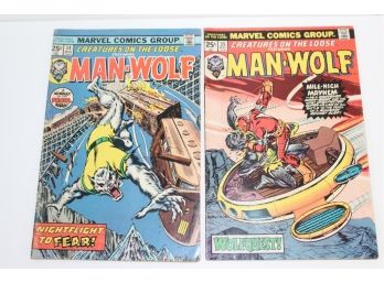 Marvel Creatures On The Loose Man - Wolf #34 & #35 - 1975