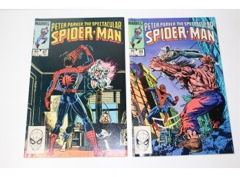 Marvel Peter Parker The Spectacular Spiderman - #87 & #88 (1984)