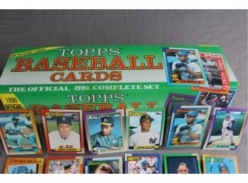 1990 Topps Baseball Factory Set - Bernie Williams & Frank Thomas Rookie Cards