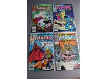 Marvel Magik 4 Comic Run - #1-#4 - 1983/1984 - X-Men Saga
