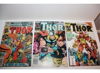 Marvel 3 Comic Thor Run - #316 #351 #363 - (1982, 1985, 1986)