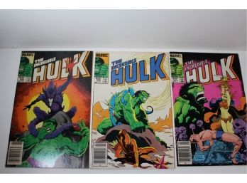 3 Comic Marvel Group -the Incredible Hulk - #308 #309 #311 - 1985
