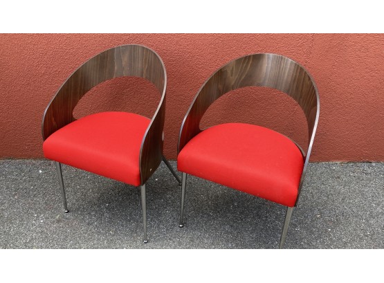 MCM Style PAIR Chairs - 21' X 24' X 32' -MADE IN CANADA