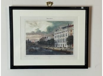 Original Etching Of The Het Museum Amsterdam Framed Print