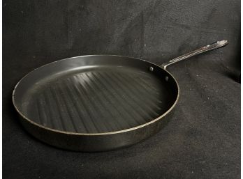 Large All Clad Stainless Nonstick Grill Pan