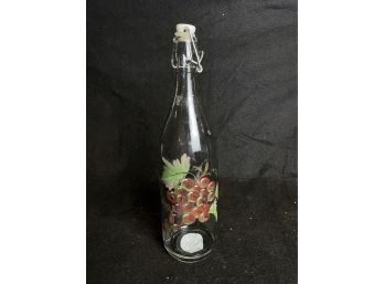 Hand Painted Oil Bottle