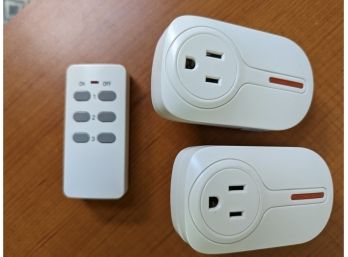 A Pair Of Remove Control Outlets