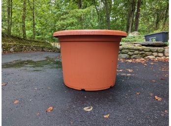 A Large Plastic Pot 32' Round 23' Deep