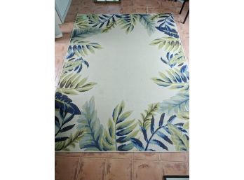 An Indoor Outdoor Woven Rug By Savannah Living - 7'8' X 10'