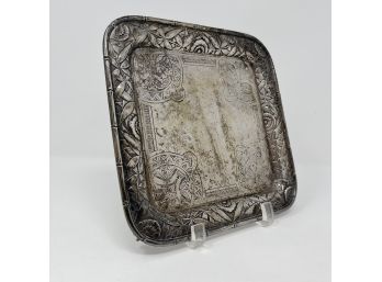 An Antique Sterling Silver Footed Vanity Tray - 1883 - Marked Dominick & Haft - 356g