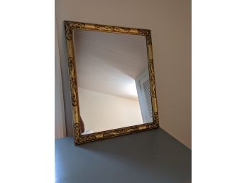 A Simple Gilt Mirror - 23 X 28