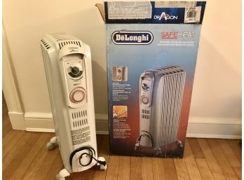 DeLonghi Dragon  Safe Heat Space Heater With Original Box - Tested And Working  (Lot A)