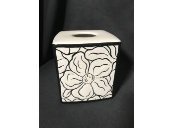 Bold Ceramic Tissue Box Cover By Vertex