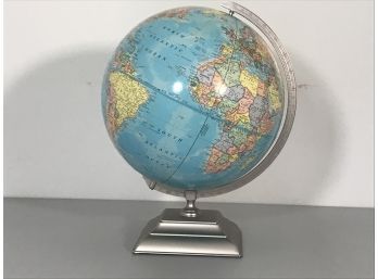 World Desktop Globe  With Metal Base And Arm -  16.5'H