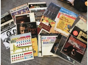 30  Vintage Vinyl Record Albums - (Lot B) Dave Brubeck, Danny Kaye, Fiddler On The Roof, 5th Dimension