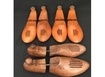 3 Pair Vintage Men's Wooden Shoe Trees  - Florsheim 11D  Plus