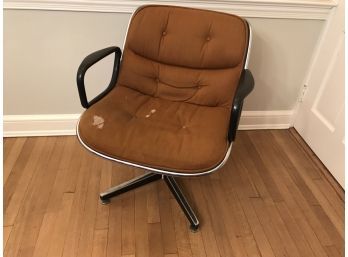 Vintage MCM Charles Pollock Executive Desk Chair For Knoll - Purchased 1971