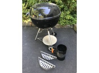 Weber Original Kettle Charcoal Grill With Starter Funnel And Food Baskets