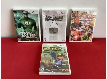 Wii Game Lot Of 4 (brand New Sealed)