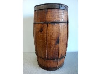 Vintage Wood Barrel