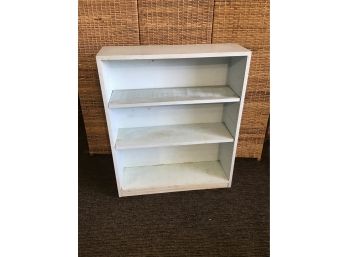 Solid Wood Off White Book Case