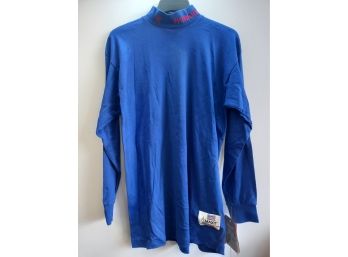 Patriots Blue Thermal Long-sleeved Size Lg (new)
