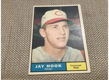 Jay Hook Cincinnati Reds Baseball Card