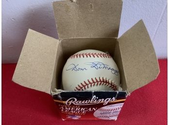 Autographed Official American League Game Ball