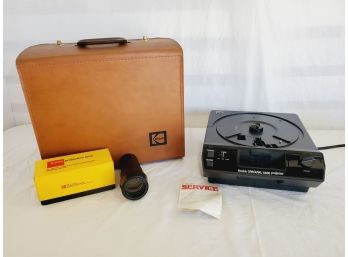 Vintage Kodak Carousel 4600 Slide Projector With Case - Works & In Great Condition!!