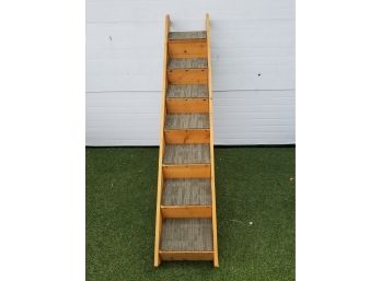 Six Foot Wood Pet Staircase - Made In Sweden