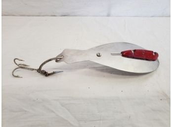 Vintage Reliable Large Bunker Spoon Fishing Lure Bass