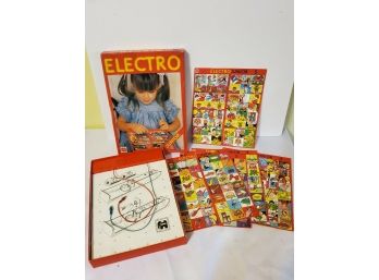 Vintage Jumbo Electro Junior Battery Operated Matching Game - Made In Amsterdam