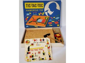 Vintage Tic Tac Toc Hamertje Tik Board Game By Jumbo Made In Holland