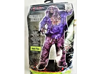 Men's Zombie Complete Adult Plus Size Costume Fits Up To 300lbs