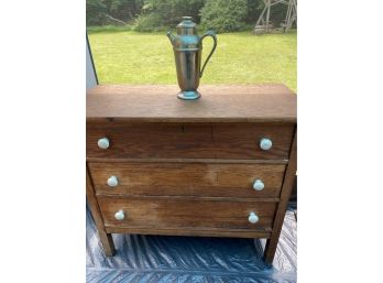 3 Drawer Chest Of Drawers - Solid Oak