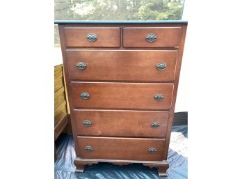 Solid Maple High Top 6-Drawer Dresser