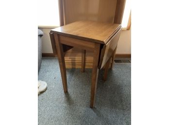 Tall Drop Leaf Wooden Table