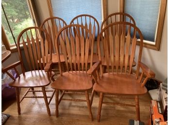 Set Of Six Amesbury Dinning Room Chairs Good Condition