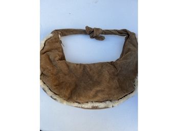 Wilsons Leather Purse With Fur Liner