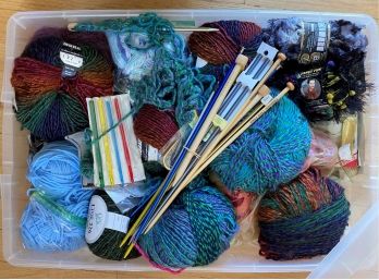 Box Lot: Quality Yarns & Knitting Supplies